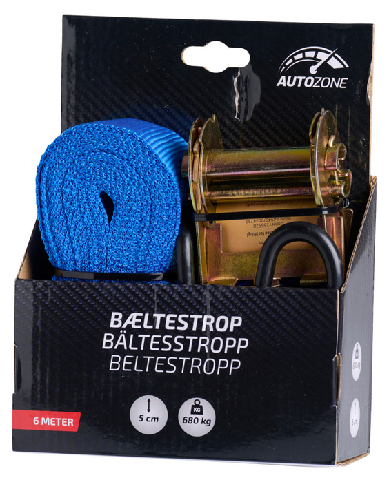 Bæltestrop 50 mm x 6 meter - Autozone